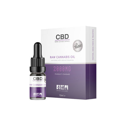 CBD by British Cannabis 2000mg CBD Raw Cannabis Oil - 10ml