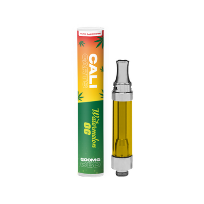 CALI CARTS 500mg CBD Vape Cartridge - Terpene Flavoured