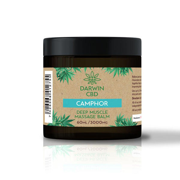 Darwin CBD 3000mg CBD Camphor Massage Balm - 60ml