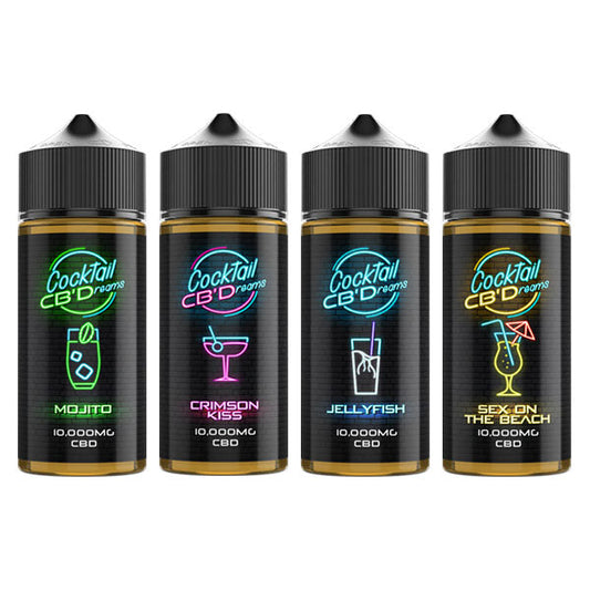 Cocktail CB'Dreams 10000mg CBD E-liquid 120ml (70PG/30VG)