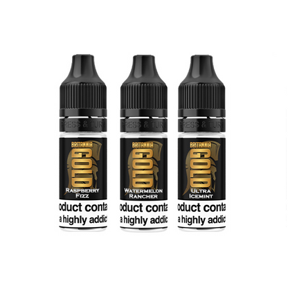 0mg Britannia Gold 10ml E-Liquids (40VG/60PG)