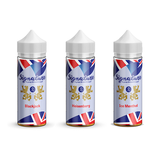 Signature Vapours 100ml E-liquid 0mg (50VG/50PG)