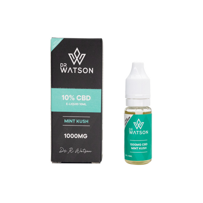 Dr Watson 1000mg Full Spectrum CBD E-liquid 10ml (BUY 1 GET 1 FREE)