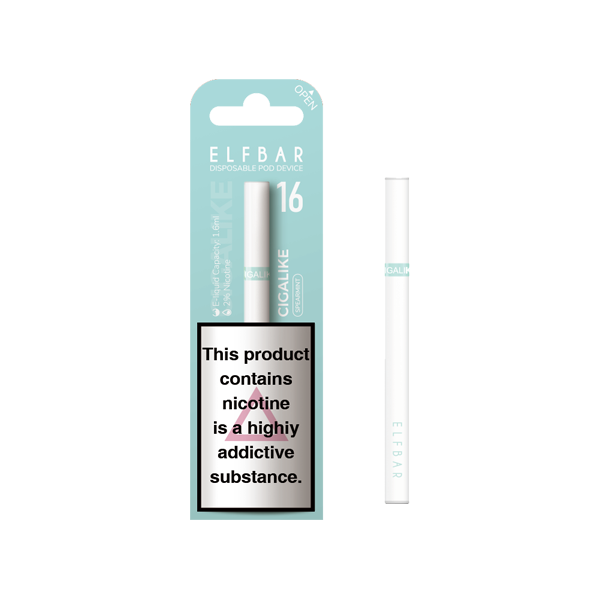 EXPIRED :: 20mg ELF Bar Cigalike Disposable Vape Pod 400 Puffs