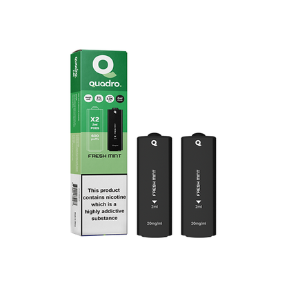 20mg Quadro 2.4k Replacement Pods - 2ml