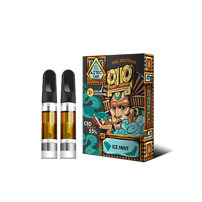 Aztec CBD 2 x 1000mg Cartridge Kit - 1ml