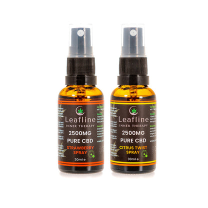 CBD Leafline 2500mg CBD MCT Oil Spray - 30ml