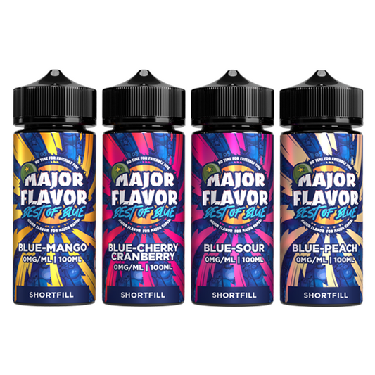 Major Flavour Best Of Blue 100ml Shortfill 0mg (70VG/30PG)