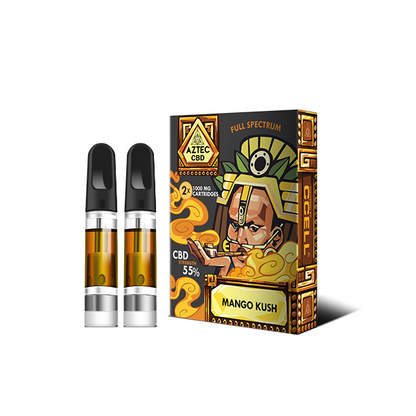 Aztec CBD 2 x 1000mg Cartridge Kit - 1ml