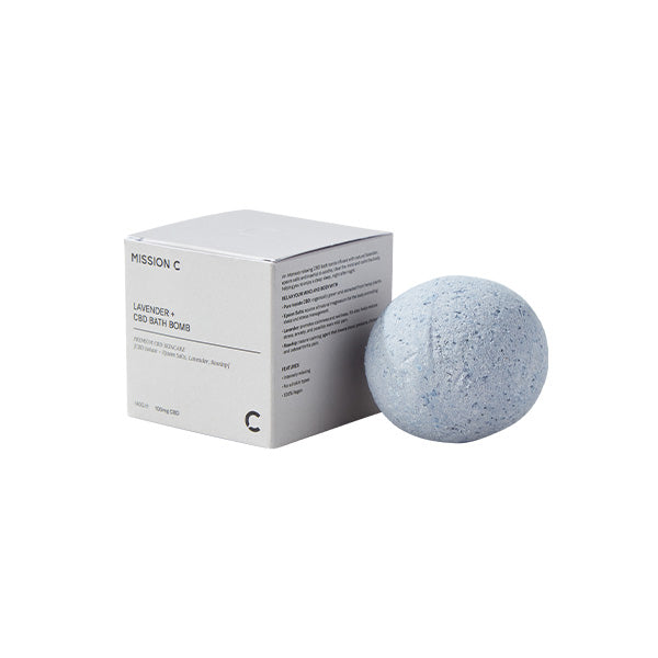 Mission C Lavender + 100mg CBD Bath Bomb - 140g