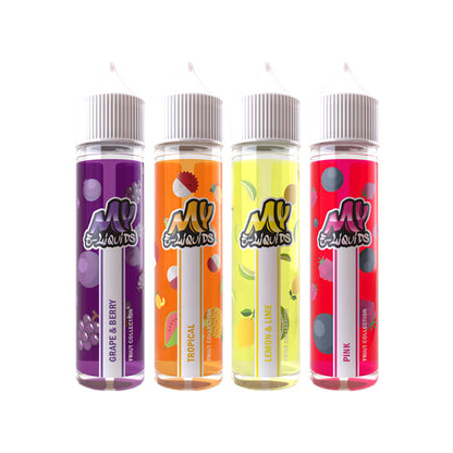 My E-liquids Delicious Fruits 50ml Shortfills 0mg (70VG/30PG) :: Short Dated Stock ::