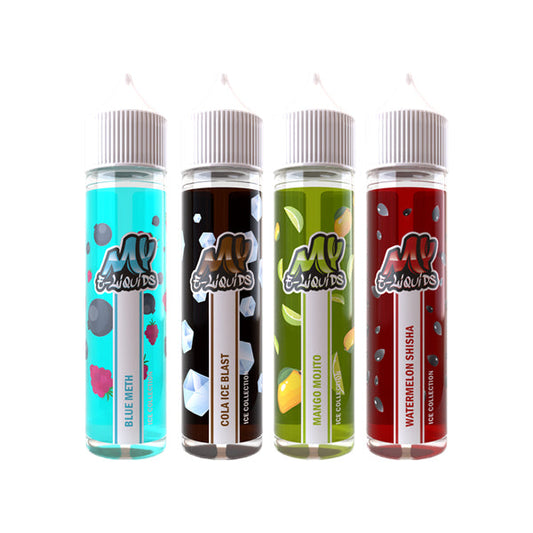 My E-liquids Ice Is Nice 50ml Shortfills 0mg (70VG/30PG) :: Short Dated Stock ::