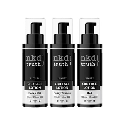 NKD 50mg CBD Face Lotion - 100ml