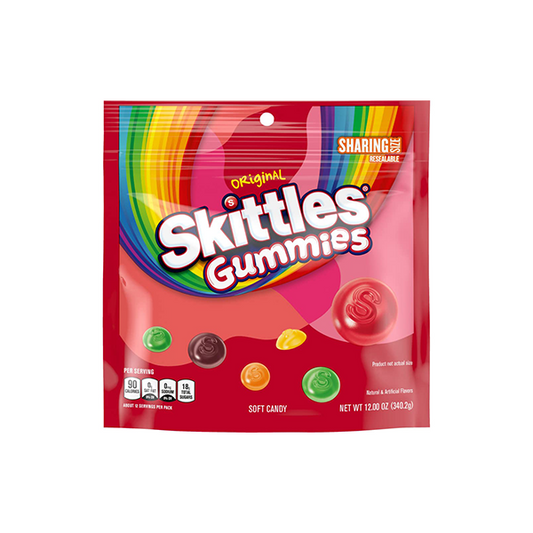 USA Skittles Gummy Original Share Bag - 164g - Past Best Before date