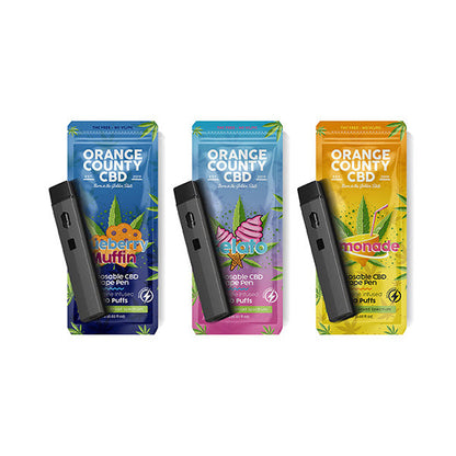 Orange County CBD 600mg CBD Disposable Vape - 1ml 700 Puffs