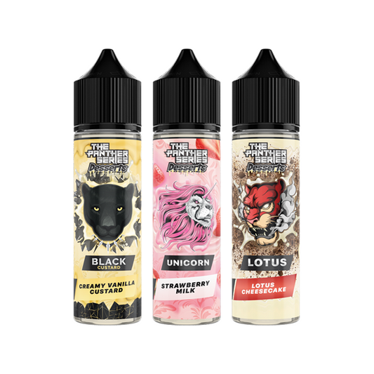 The Panther Series Desserts By Dr Vapes 50ml Shortfill 0mg (78VG/22PG)