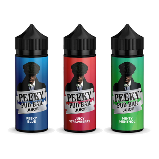 Peeky Blenders Pod Bar Juice 100ml Shortfill 0mg (50VG/50PG)