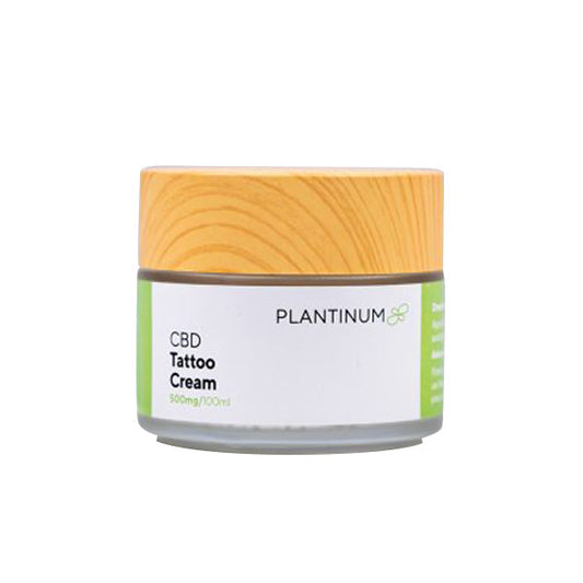 Plantinum CBD 500mg CBD Tattoo Cream - 100ml