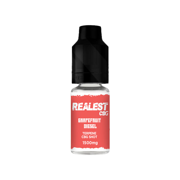 Realest CBD 1500mg Terpene Infused CBG Booster Shot 10ml (BUY 1 GET 1 FREE)