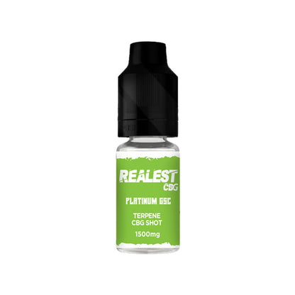 Realest CBD 1500mg Terpene Infused CBG Booster Shot 10ml (BUY 1 GET 1 FREE)