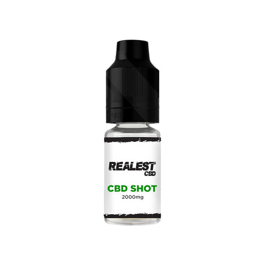 Realest CBD 2000mg CBD E-Liquid Booster Shot 10ml (BUY 1 GET 1 FREE)