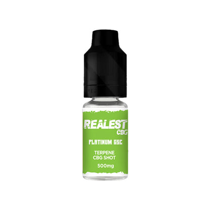 Realest CBD 500mg Terpene Infused CBG Booster Shot 10ml (BUY 1 GET 1 FREE)