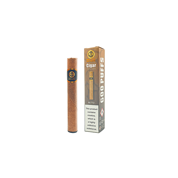 20mg XO Havana Disposable Cigar Vape - 600 Puffs