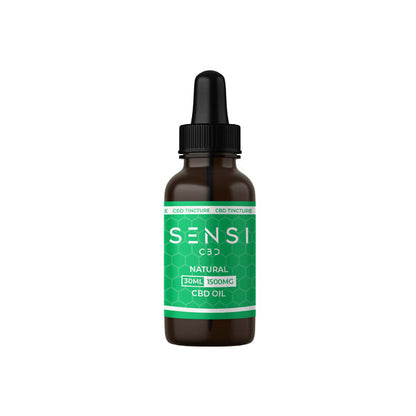 Sensi CBD 1500mg CBD Broad-Spectrum Tincture Oil 30ml (BUY 1 GET 1 FREE)