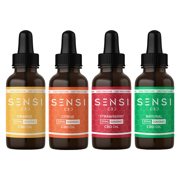 Sensi CBD 5000mg CBD Broad-Spectrum Tincture Oil 30ml (BUY 1 GET 1 FREE)