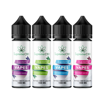 Supreme CBD 1500mg CBD E-liquid 50ml (60VG/40PG)