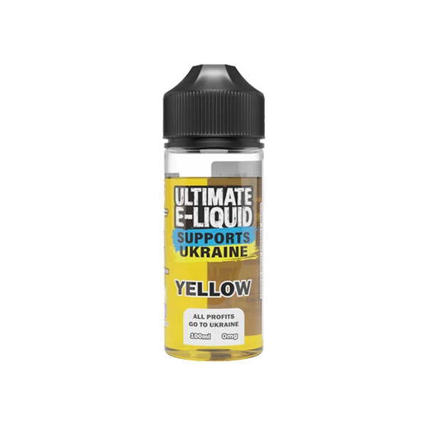 Ultimate E-liquid Supports Ukraine 100ml Shortfill 0mg (70PG/30VG)