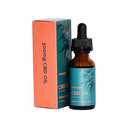 Voyager 500mg CBD Blood Orange Oil - 30ml