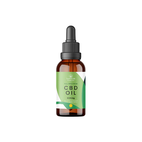 Supreme CBD 500mg Full Spectrum CBD Tincture Oil - 30ml