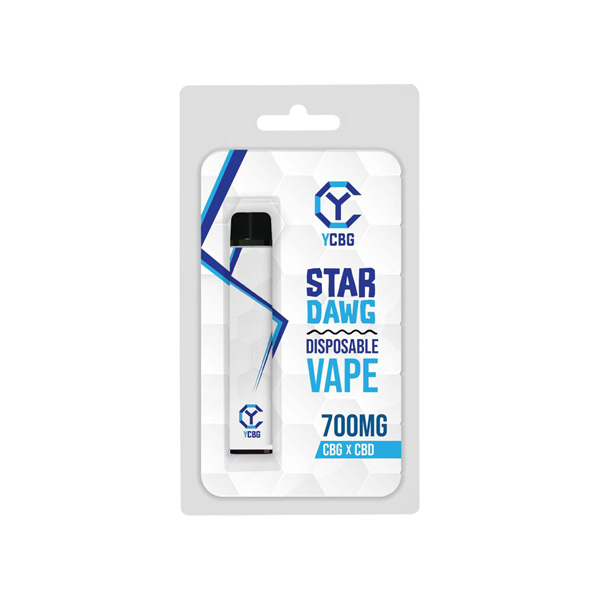 yCBG 700mg CBD + CBG Flowform Disposable Vape Pen (BUY 1 GET 1 FREE)